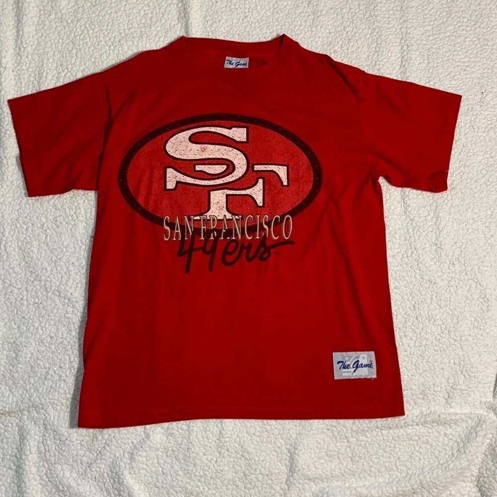 Vintage 80's San Francisco 49ers The game T shirt Mens size L Single stitch